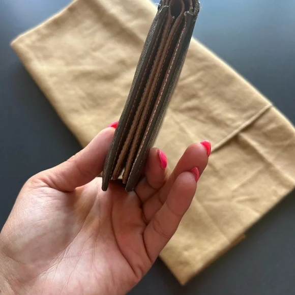 Louis Vuitton Monogram Black and Brown Card Holder - Picture 6 of 6